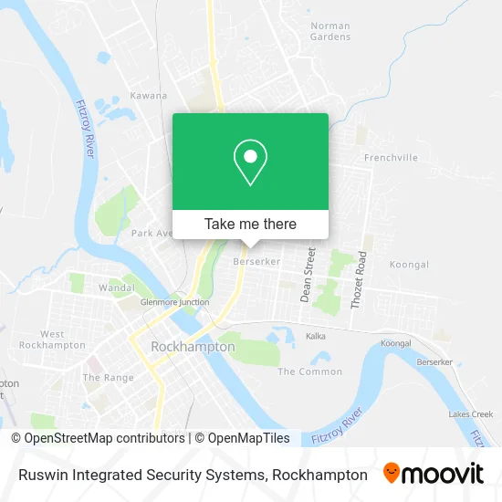 Mapa Ruswin Integrated Security Systems