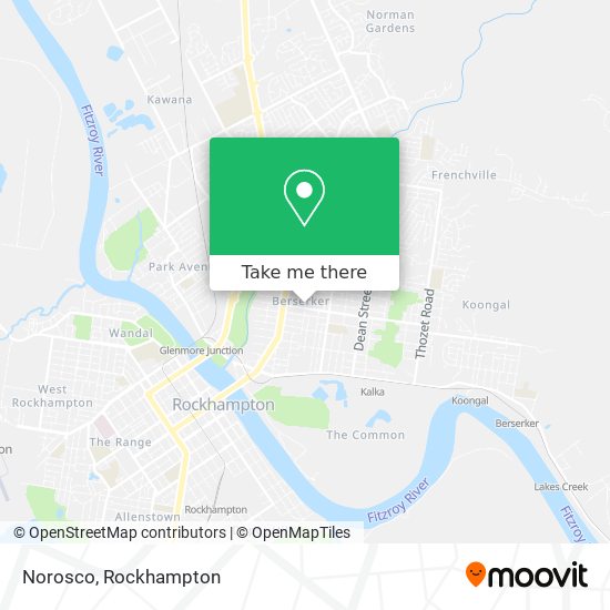 Norosco map
