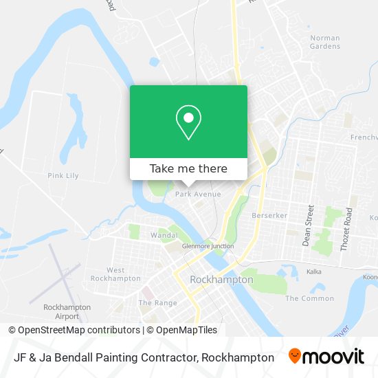 JF & Ja Bendall Painting Contractor map