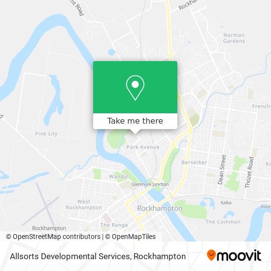 Allsorts Developmental Services map