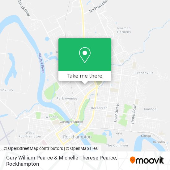 Gary William Pearce & Michelle Therese Pearce map