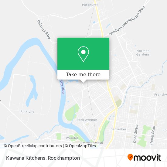 Kawana Kitchens map