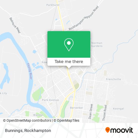 Mapa Bunnings