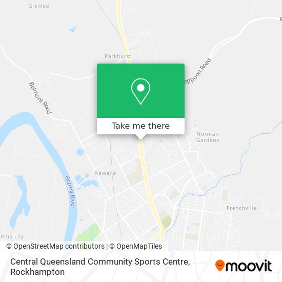 Central Queensland Community Sports Centre map