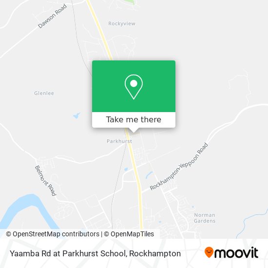 Yaamba Rd at Parkhurst School map