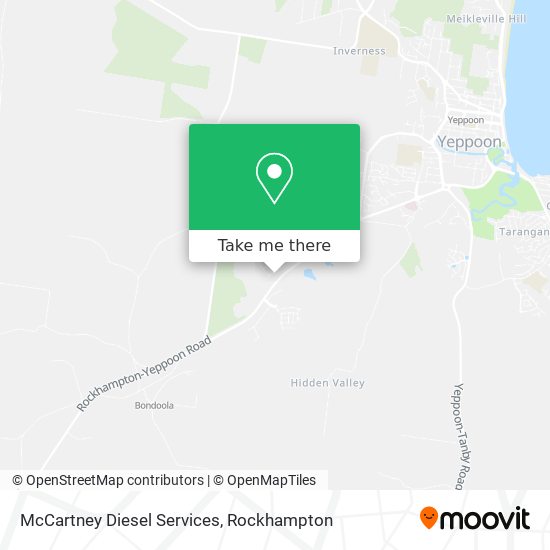 Mapa McCartney Diesel Services