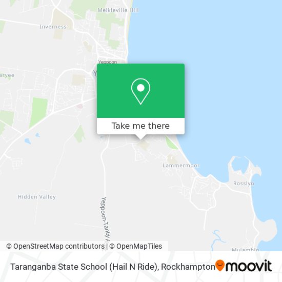 Mapa Taranganba State School (Hail N Ride)