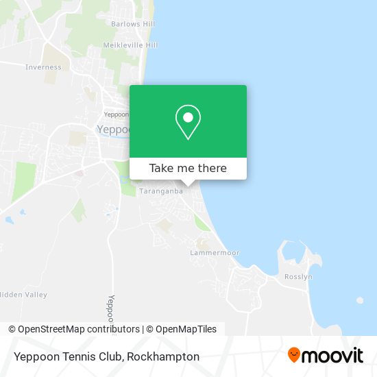 Yeppoon Tennis Club map