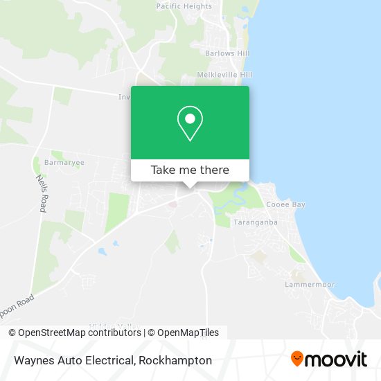 Waynes Auto Electrical map