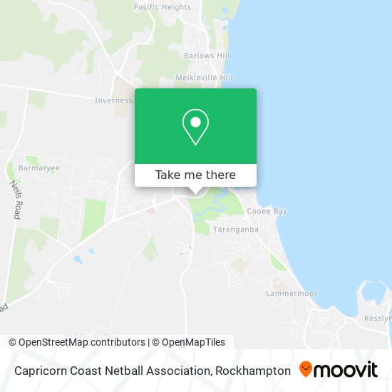 Capricorn Coast Netball Association map