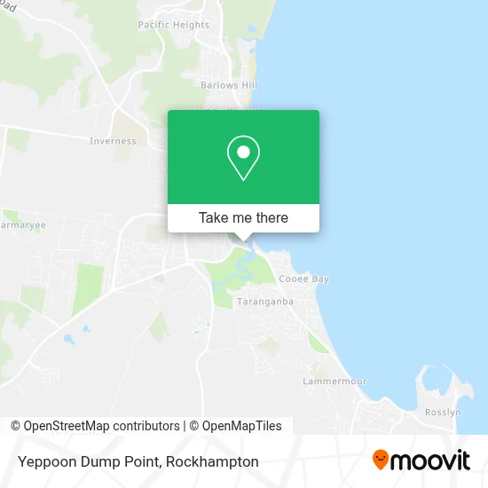 Mapa Yeppoon Dump Point