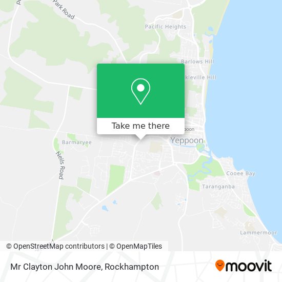 Mr Clayton John Moore map