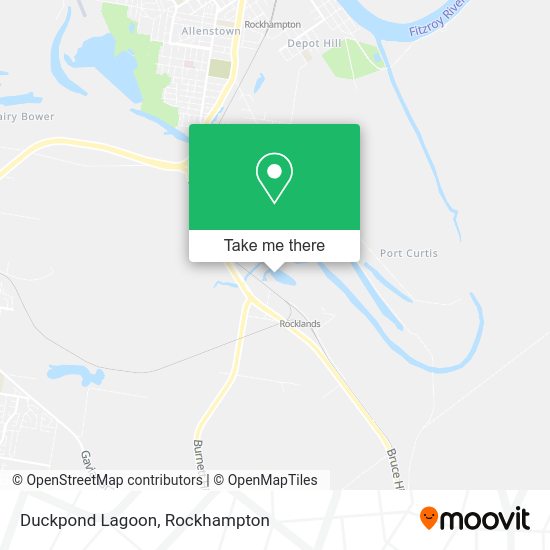 Duckpond Lagoon map