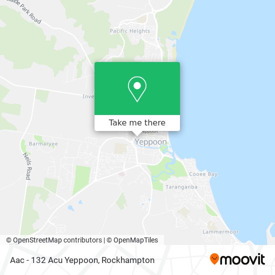 Aac - 132 Acu Yeppoon map