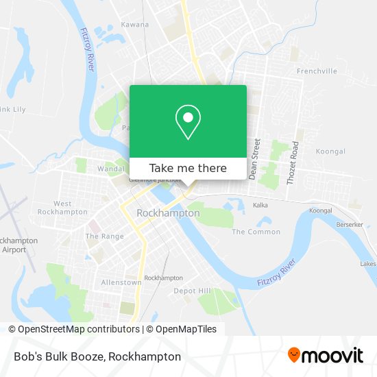 Bob's Bulk Booze map