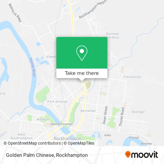 Golden Palm Chinese map