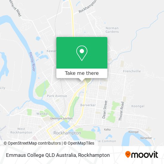 Mapa Emmaus College QLD Australia