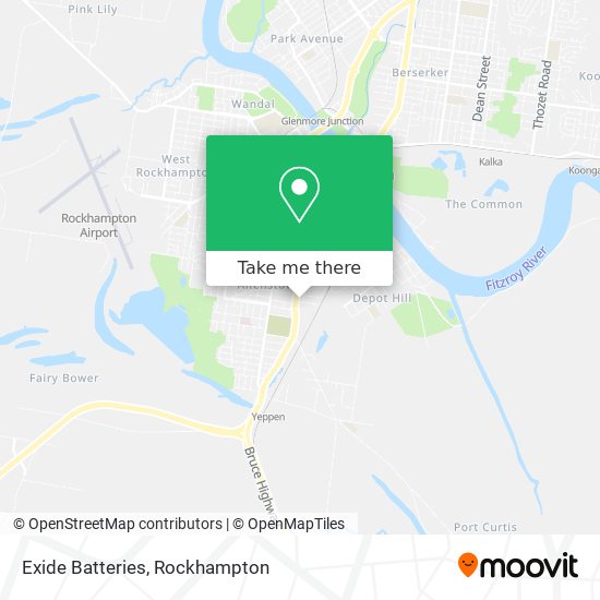 Exide Batteries map