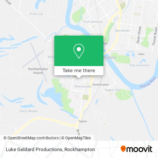 Luke Geldard Productions map
