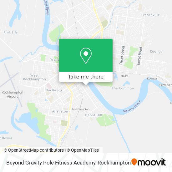 Beyond Gravity Pole Fitness Academy map