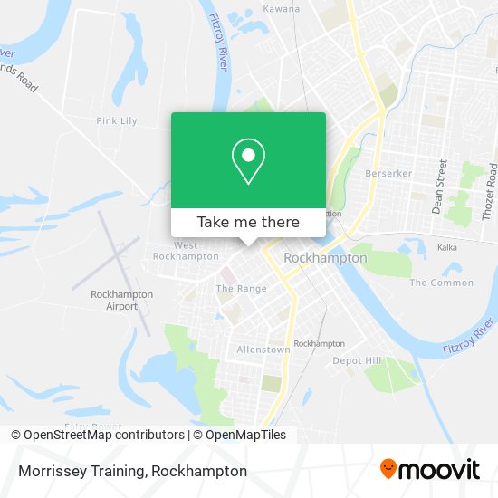 Morrissey Training map