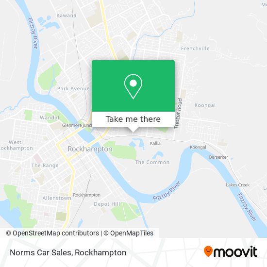 Norms Car Sales map