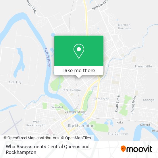 Wha Assessments Central Queensland map