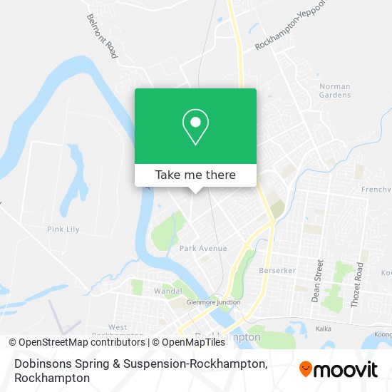 Dobinsons Spring & Suspension-Rockhampton map