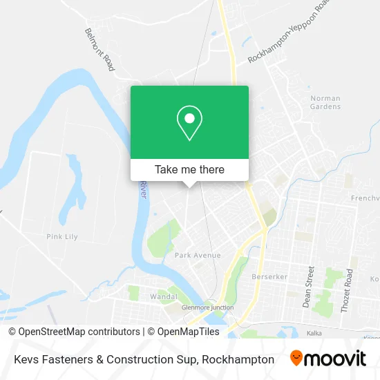 Mapa Kevs Fasteners & Construction Sup