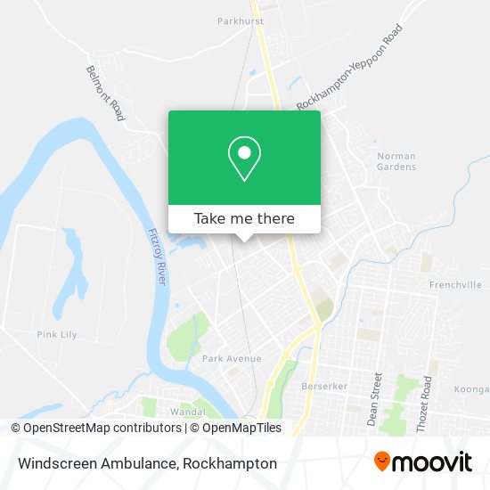 Windscreen Ambulance map