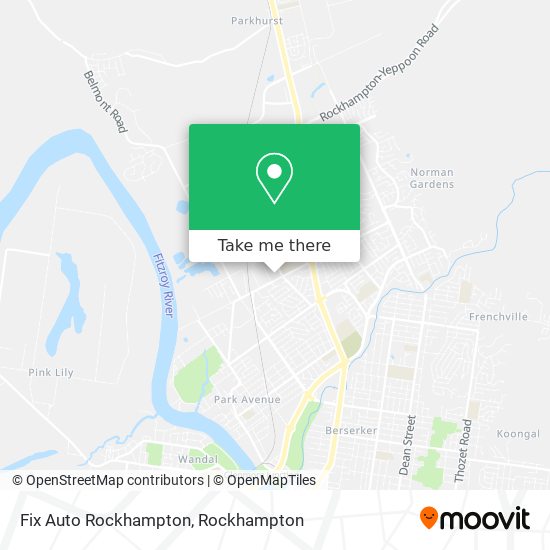 Mapa Fix Auto Rockhampton