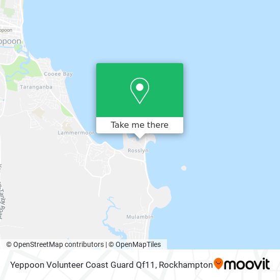 Yeppoon Volunteer Coast Guard Qf11 map