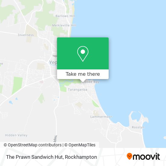 The Prawn Sandwich Hut map