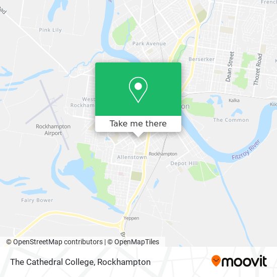 The Cathedral College map