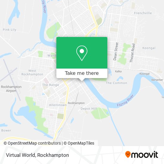 Virtual World map