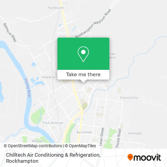 Chilltech Air Conditioning & Refrigeration map