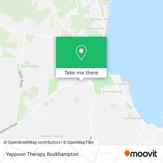 Yeppoon Therapy map