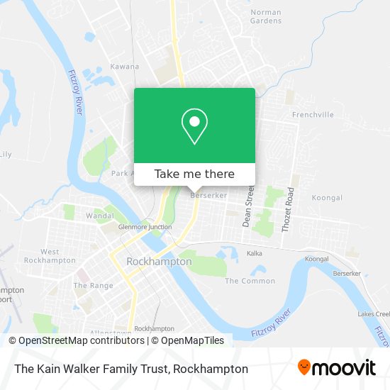 The Kain Walker Family Trust map