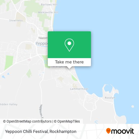 Yeppoon Chilli Festival map