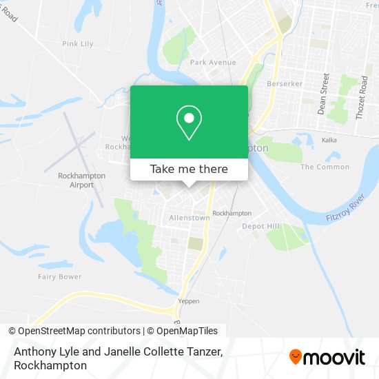 Anthony Lyle and Janelle Collette Tanzer map