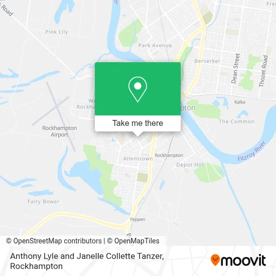 Mapa Anthony Lyle and Janelle Collette Tanzer