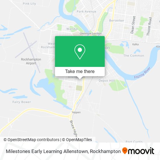 Milestones Early Learning Allenstown map