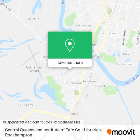 Central Queensland Institute of Tafe Cqit Libraries map