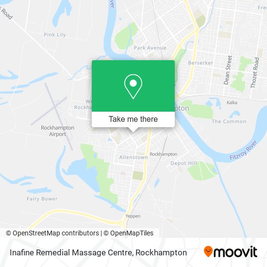Inafine Remedial Massage Centre map