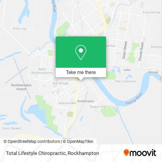 Total Lifestyle Chiropractic map