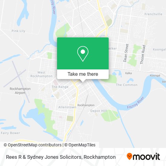 Rees R & Sydney Jones Solicitors map