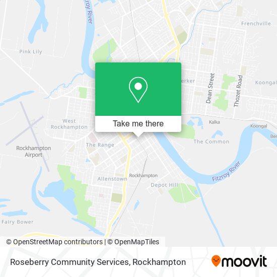 Roseberry Community Services map