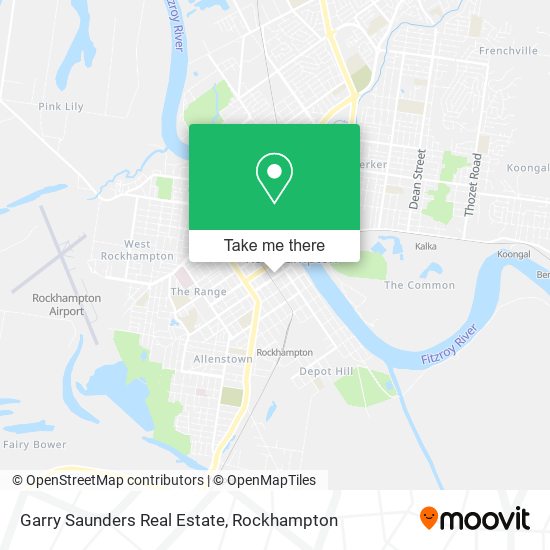 Garry Saunders Real Estate map