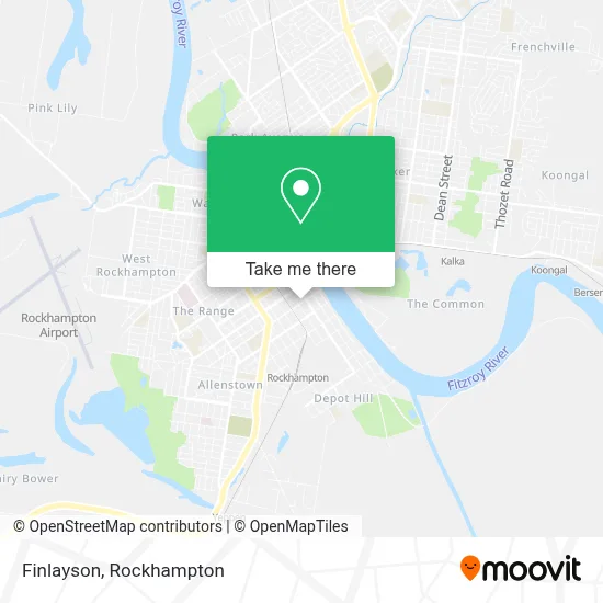 Mapa Finlayson