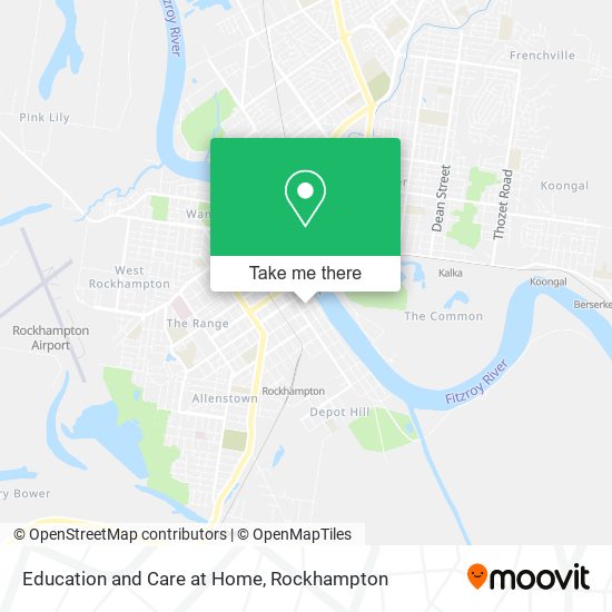 Education and Care at Home map